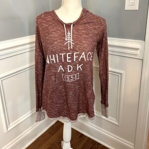 Women’s lightweight hoodie size‎ medium Whiteface Mtn Adirondack NY